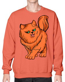 Cat 49# - cartoon animals- Sweatshirt - Crew