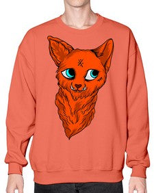 Cat 53# - cartoon animals- Sweatshirt - Crew