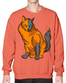Cat 54# - cartoon animals- Sweatshirt - Crew