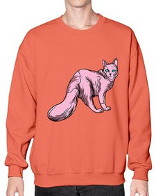 Cat 55# - cartoon animals- Sweatshirt - Crew