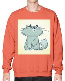 Cat 62# - cartoon animals- Sweatshirt - Crew