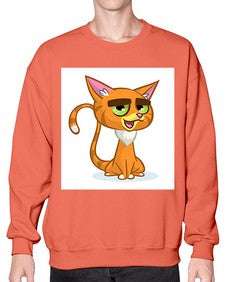 Cat 65# - cartoon animals- Sweatshirt - Crew