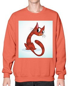 Cat 67# - cartoon animals- Sweatshirt - Crew