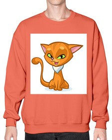 Cat 69# - cartoon animals- Sweatshirt - Crew