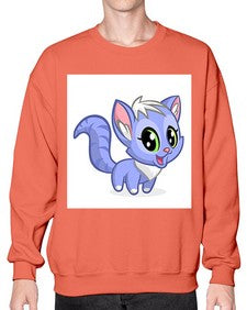 Cat 70# - cartoon animals- Sweatshirt - Crew