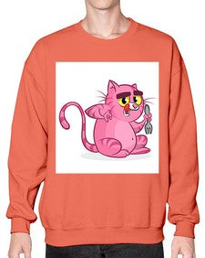 Cat 71# - cartoon animals- Sweatshirt - Crew