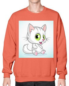 Cat 72# - cartoon animals- Sweatshirt - Crew