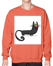 Cat 73# - cartoon animals- Sweatshirt - Crew