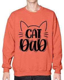 Cat Dad Style 81# - cats- Sweatshirt - Crew