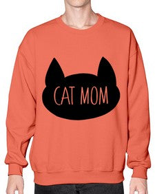 Cat Mom - cats- Sweatshirt - Crew