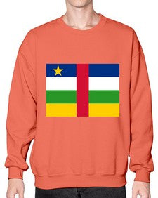 Central African Republic 551# - world flags- Sweatshirt - Crew