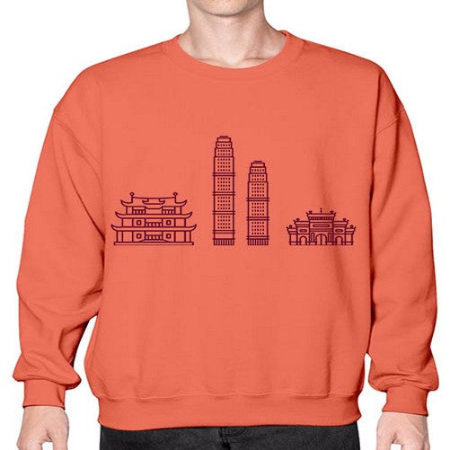 Changsha 554# - cities- Sweatshirt - Crew