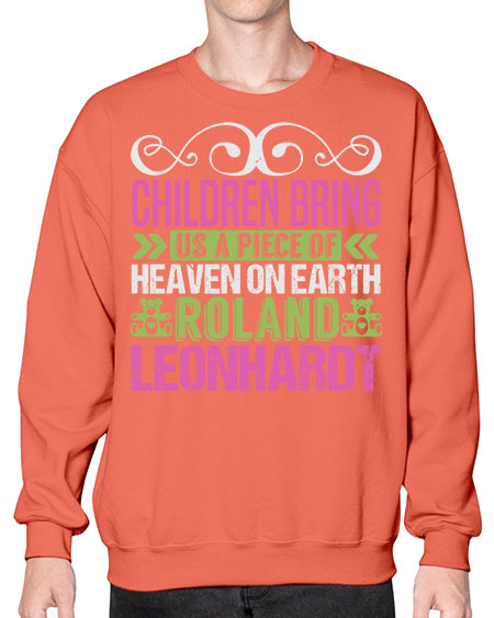 Children bring us a piece of Heaven Style 58# - baby- Sweatshirt - Crew