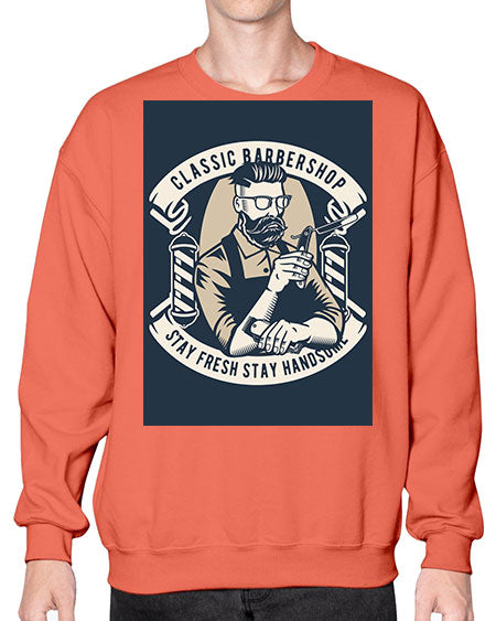 Classic Barber Shop657# - barber- Sweatshirt - Crew