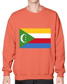 Comoros 612# - world flags- Sweatshirt - Crew