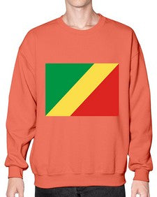Congo Republic of the 614# - world flags- Sweatshirt - Crew