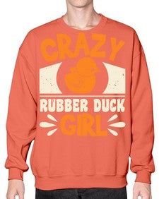 Crazy Rubber Duck Girl Style 4# - ducks- Sweatshirt - Crew