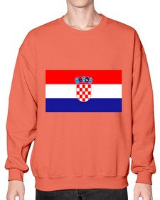 Croatia 633# - world flags- Sweatshirt - Crew