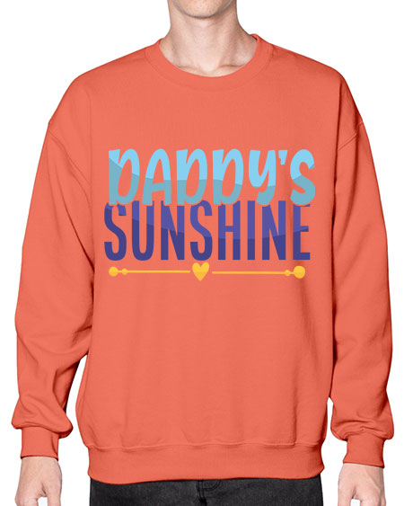Daddys Sunshine Style 69# - baby- Sweatshirt - Crew