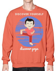 Discover Yourself Discover Yoga 199# - yoga- Sweatshirt - Crew