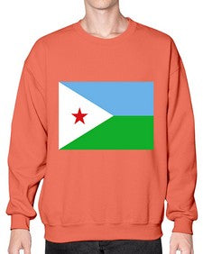 Djibouti 670# - world flags- Sweatshirt - Crew