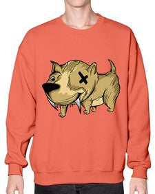 Dog 104# - cartoon animals- Sweatshirt - Crew