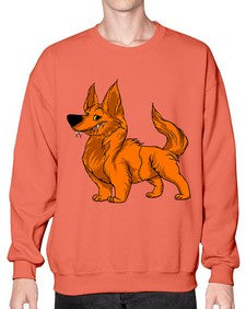 Dog 110# - cartoon animals- Sweatshirt - Crew