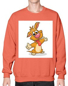 Dog 86# - cartoon animals- Sweatshirt - Crew