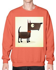 Dog 87# - cartoon animals- Sweatshirt - Crew