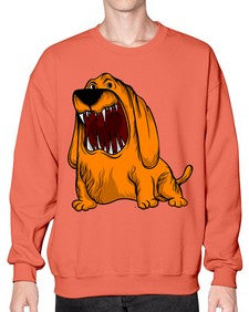 Dog 90# - cartoon animals- Sweatshirt - Crew