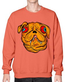 Dog 95# - cartoon animals- Sweatshirt - Crew