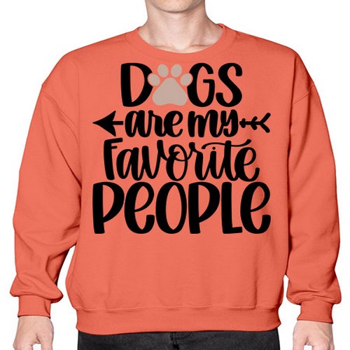 Dogs Are My Favorite People Style 22# - dogs- Sweatshirt - Crew