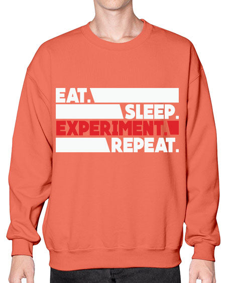 EatSleepExperimentRepeatScientistSkinite Scientist Skinite 274# - general science- Sweatshirt - Crew