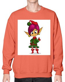 Elf 118# - cartoon general- Sweatshirt - Crew