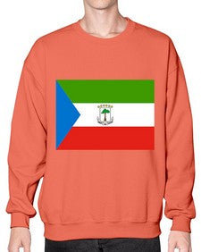 Equatorial Guinea 711# - world flags- Sweatshirt - Crew