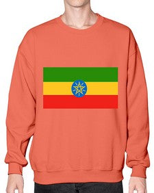 Ethiopia 715# - world flags- Sweatshirt - Crew