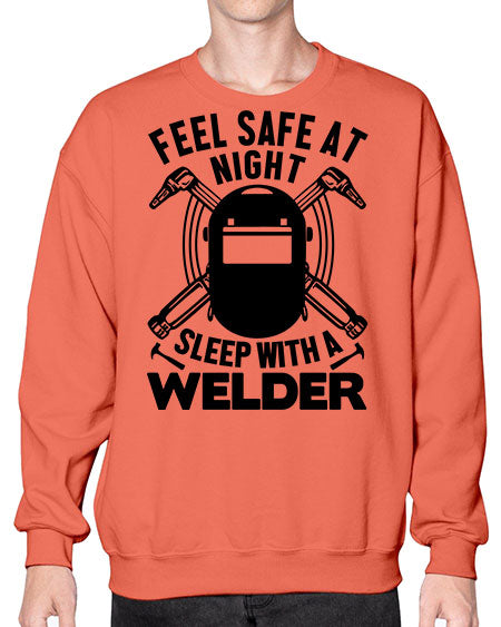 Feel safe at night Style 777# - welder- Sweatshirt - Crew