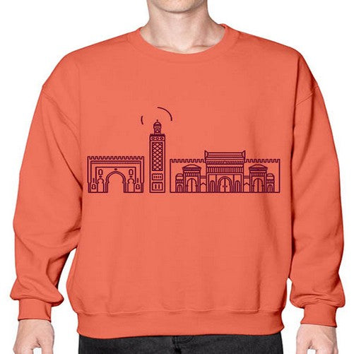 Fez 719# - cities- Sweatshirt - Crew