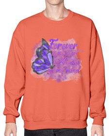 Forever In My Hear Alzheimer 149# - alzheimers- Sweatshirt - Crew