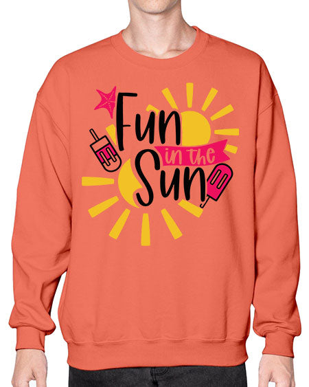 Fun In The Sun Style 45# - summer- Sweatshirt - Crew