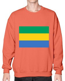 Gabon 754# - world flags- Sweatshirt - Crew