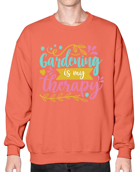 Gardening is my therapy Style 66# - summer- Sweatshirt - Crew
