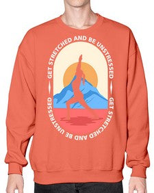 Get Stretched 225# - yoga- Sweatshirt - Crew
