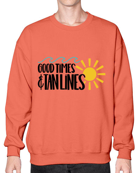 Good Times Tan Lines Style 43# - summer- Sweatshirt - Crew