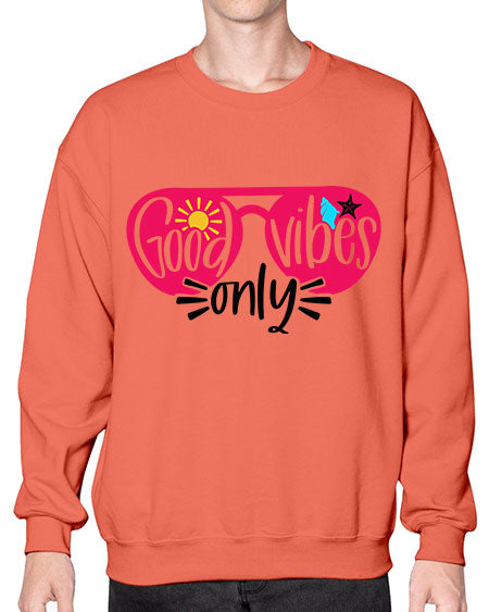 Good Vibes Only Style 42# - summer- Sweatshirt - Crew
