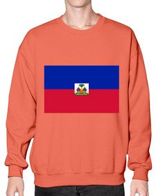 Haiti 802# - world flags- Sweatshirt - Crew