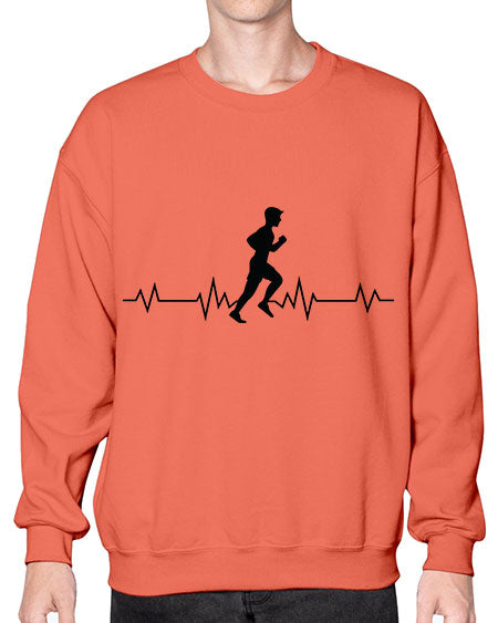Heart Beat Runner - sports general- Sweatshirt - Crew