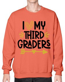 I Love My Third 368# - third grade- Sweatshirt - Crew