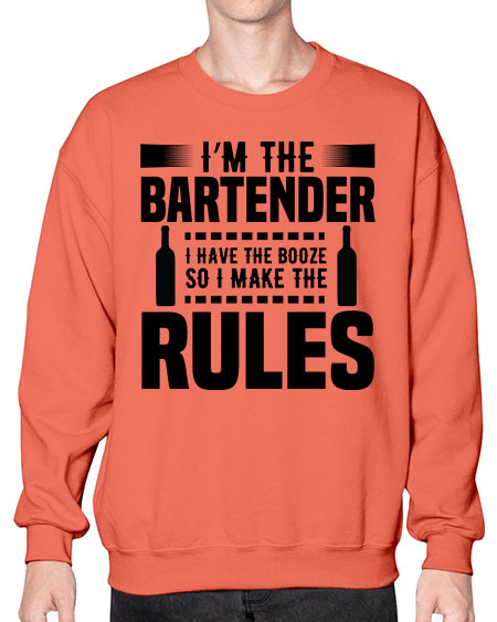 I am the Bartender Style 187# - bartender- Sweatshirt - Crew