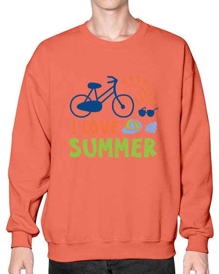 I love summer 92# - summer- Sweatshirt - Crew